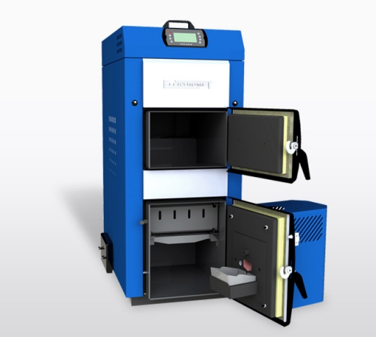 Твердотопливный котел Elektromet EKO-PE Dual 20kW (Бункер 310л)